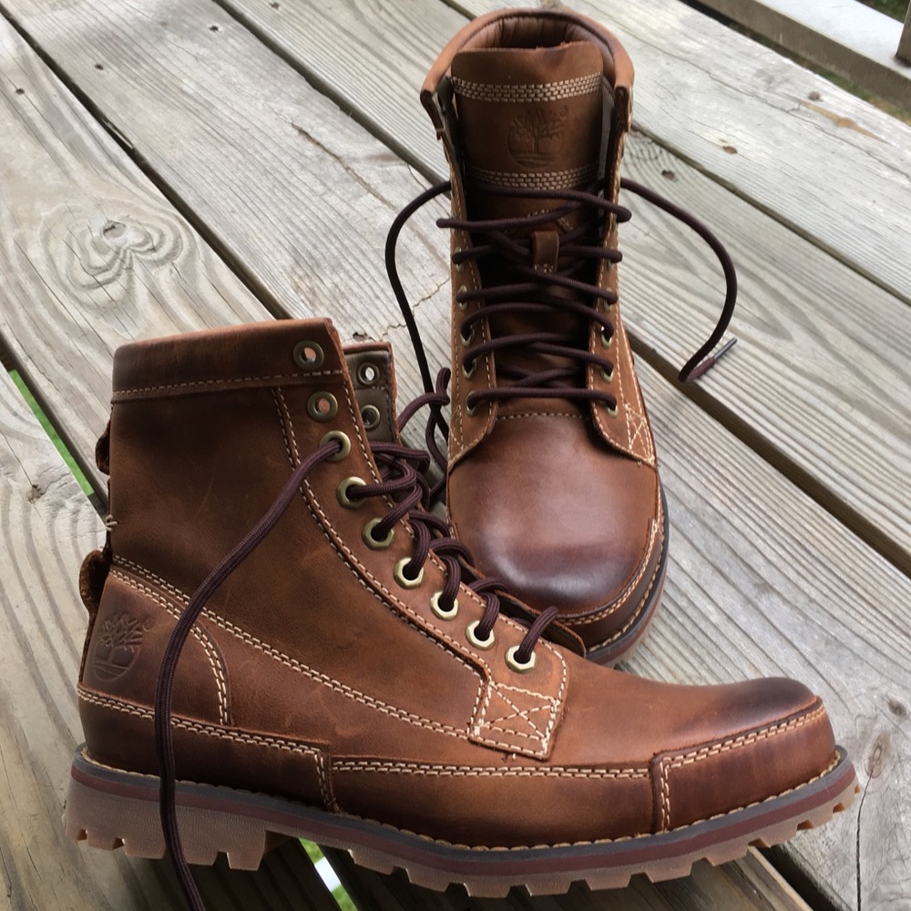 Men's Brown Timberland Earthkeeper Boots NWOB